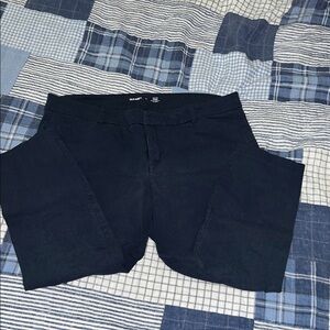Old Navy Navy Blue Ankle Pixie Pants High Rise